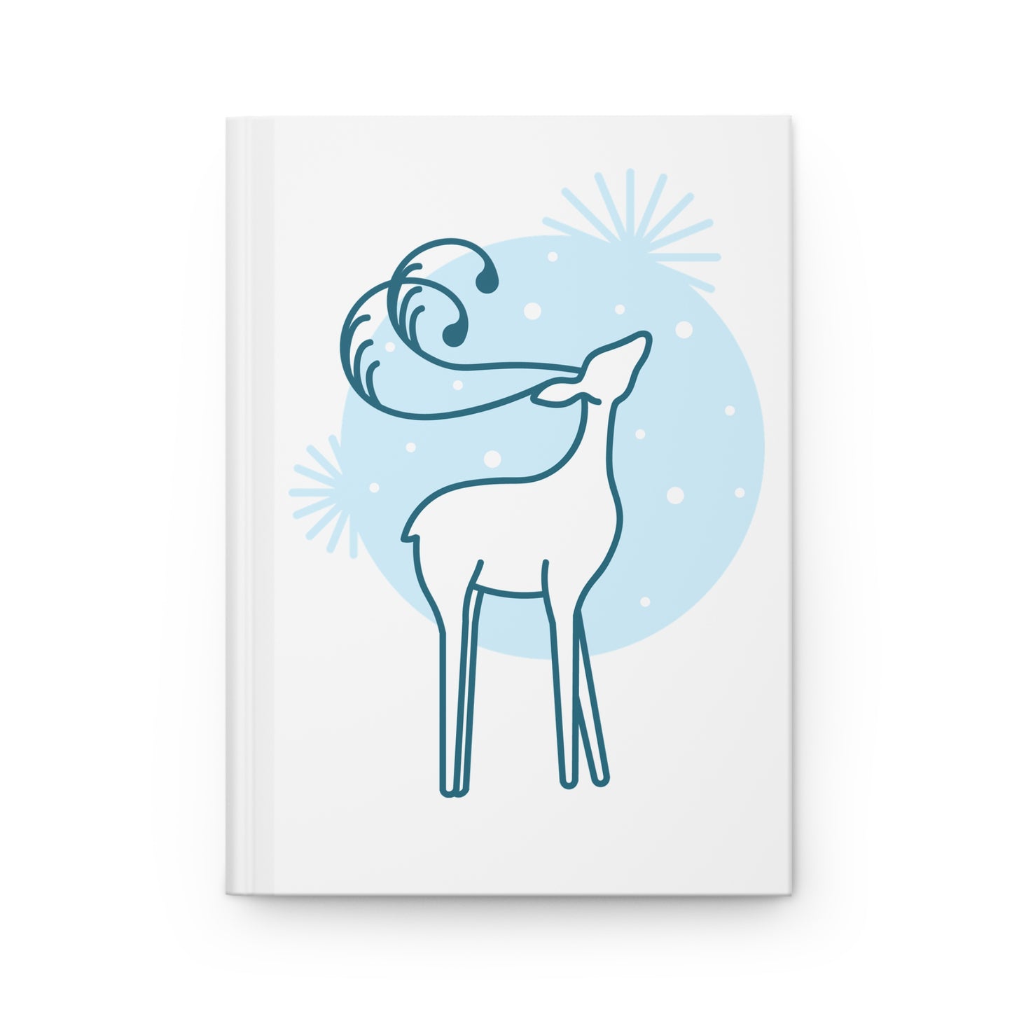 Reindeer Hardcover Journal Matte - Let It Snow