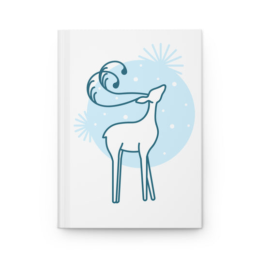 Reindeer Hardcover Journal Matte - Let It Snow